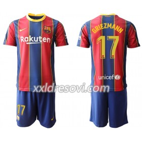 FC Barcelona Antoine Griezmann 17 Domaći Dječji Komplet Dresovi za Nogomet 2020-2021 (+ kratke hlače)